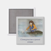 Aimant Magnete "Barchetta" (Recto/Verso)