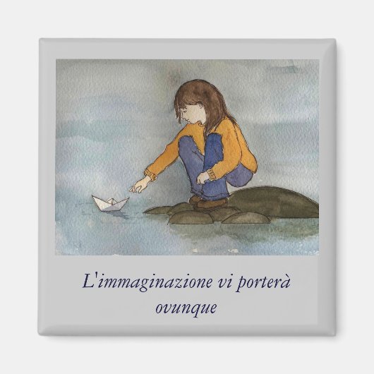 Aimant Magnete "Barchetta" (Devant)