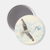 Aimant Magnete "Gabbiano" (Recto/Verso)