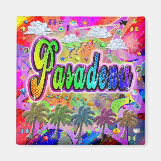 Aimant Magnétophone de Pasadena Vista Express (Devant)