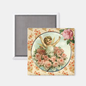 Aimant Magnifique Cupid Vintage Victorian (Recto/Verso)