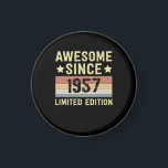 Aimant Magnifique Depuis 1957 Rétro 65 Anniversaire<br><div class="desc">1</div>