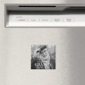 Aimant Magnifique Grampa depuis 20XX Simple Photo Élégant (In Situ (Lave-vaisselle))