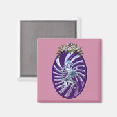 Aimant Magnifique licorne mythique (Recto/Verso)