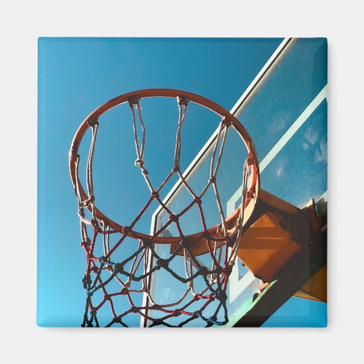 Aimant Magnifique panier de basket (Devant)