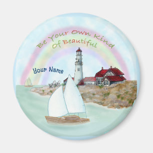 Aimant Magnifique phare rond