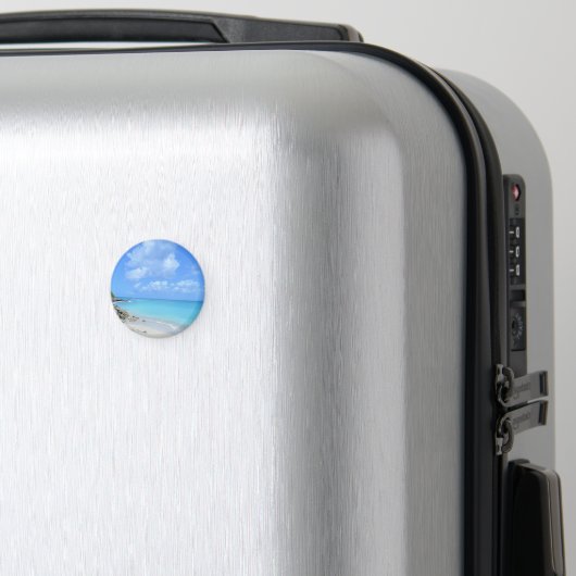 Aimant Magnifique plage tropicale turquoise (In Situ (Bagages))