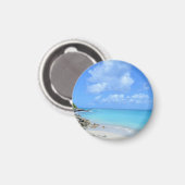 Aimant Magnifique plage tropicale turquoise (Recto/Verso)