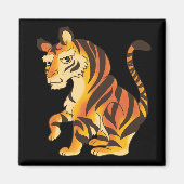 Aimant Magnifique tigre (Devant)