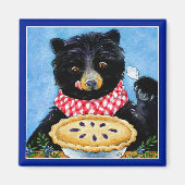 Aimant Magnifique tourte à tarte à l'ours (Devant)