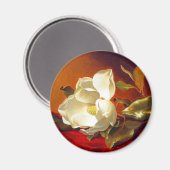 Aimant Magnolia sur Red Velvet Martin Johnson Heade (Recto/Verso)