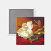 Aimant Magnolia sur Red Velvet Martin Johnson Heade (Recto/Verso)