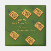 Aimant Mah Jong souhaite (Devant)