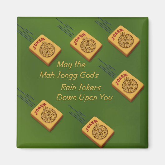 Aimant Mah Jong souhaite (Devant)