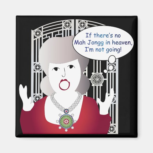 Aimant Mah Jongg Dit Ciel (Devant)