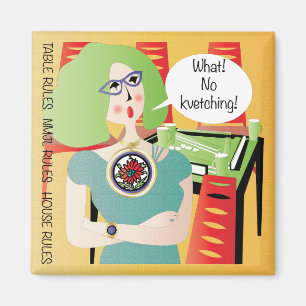 Aimant Mah Jongg Dit Kvetching