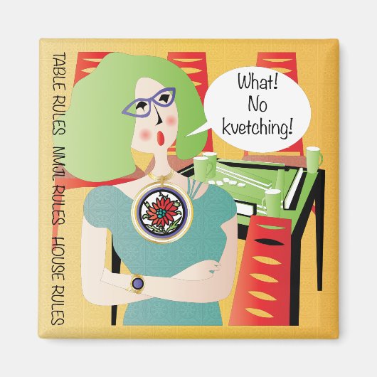 Aimant Mah Jongg Dit Kvetching (Devant)