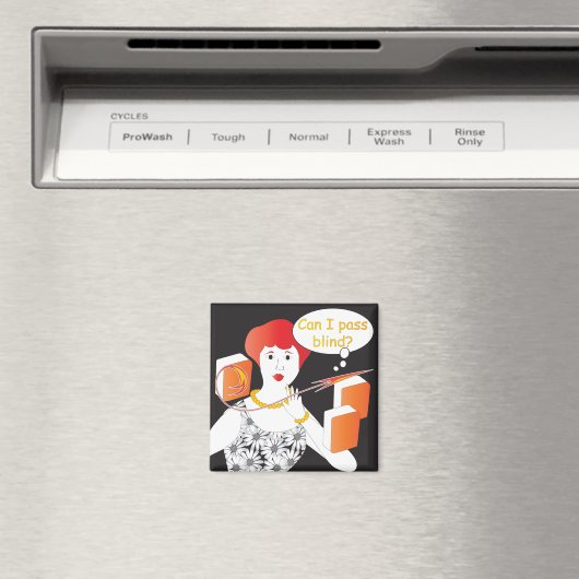 Aimant Mah Jongg Sayings Pass Aveugle (In Situ (Lave-vaisselle))