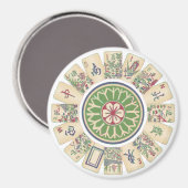 Aimant Mah Jongg Un point magnétique (Recto/Verso)