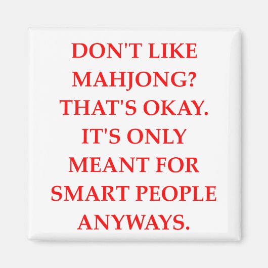 AIMANT MAHJONG (Devant)