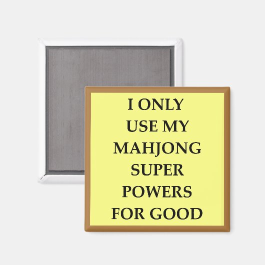 AIMANT MAHJONG (Recto/Verso)