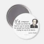 Aimant Mahler sur la composition (Recto/Verso)