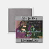 Aimant mail, Babes For Rock, Babesforrock.com, Cet ai... (Recto/Verso)