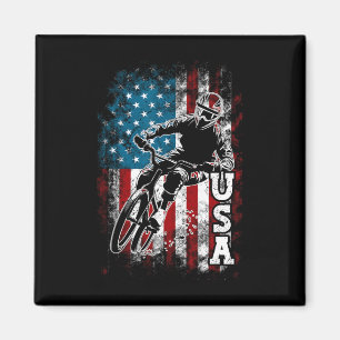 Aimant Maillot de bain montagne patriotique 4 juillet dra