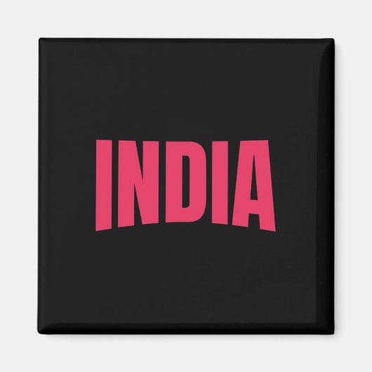 Aimant Maillot de fan de l'équipe Inde Coupe du monde de (Devant)