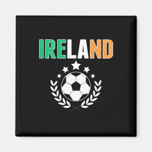 Aimant Maillot de fans de football fiers d'Irlande - Sout