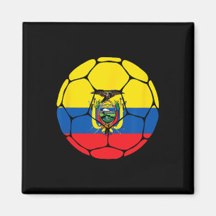 Aimant Maillot de foot Ll Drapeau Equateur Equatorien Gi