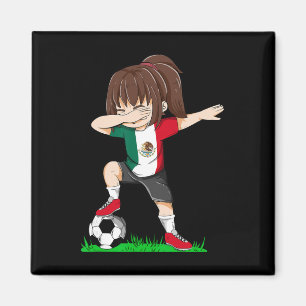 Aimant Maillot de footballeur du Mexique Drapeau mexicain