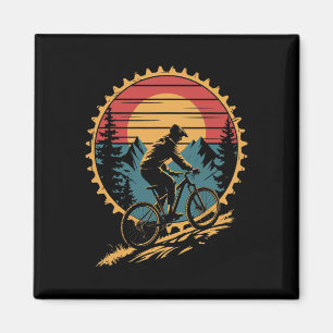 Aimant Maillot de VTT pour hommes femmes drôle vintage cy