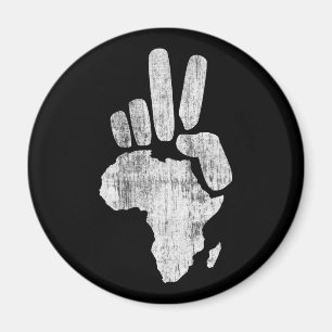 Aimant main de paix du Darfour Afrique