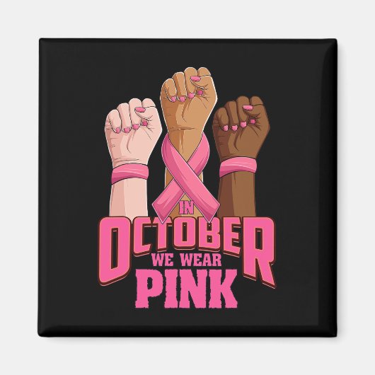 Aimant Main En octobre, nous portons une connaissance du  (Devant)