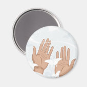 Aimant main femelle (Recto/Verso)