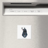 Aimant Main noire avec crâne 1 (In Situ (Lave-vaisselle))