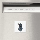 Aimant Main noire avec crâne 2 (In Situ (Lave-vaisselle))