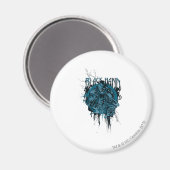 Aimant Main noire - Collage graphique (Recto/Verso)