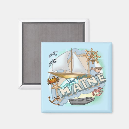 Aimant Maine (Recto/Verso)