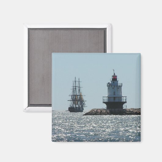 Aimant Maine légère Spring Point (Recto/Verso)