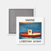 Aimant Maine Lobstah (Recto/Verso)