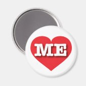 Aimant Maine Red Heart - Je m'aime (Recto/Verso)