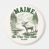 Aimant Maine the Pine Tree State (Devant)