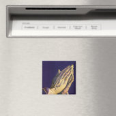 Aimant Mains anciennes priant avec l'étoile de Bethléem (In Situ (Lave-vaisselle))