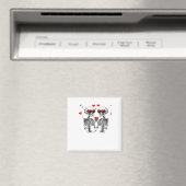 Aimant Mains Coeur Squelette Pour Trending (In Situ (Lave-vaisselle))