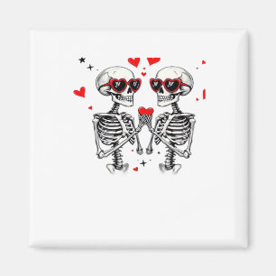 Aimant Mains Coeur Squelette Pour Trending
