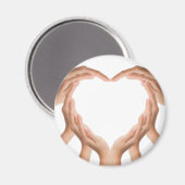 Aimant Mains d'amour (Recto/Verso)