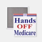 Aimant Mains de l'assurance maladie (Recto/Verso)