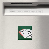 Aimant Mains de poker - Mains de l'homme mort (In Situ (Lave-vaisselle))